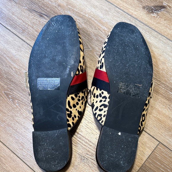 Steve Madden Animal Print Loafers with Red and Black Accents - Picture 4 of 4